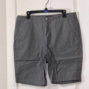 Express Charcoal Men's Flat Front Shorts